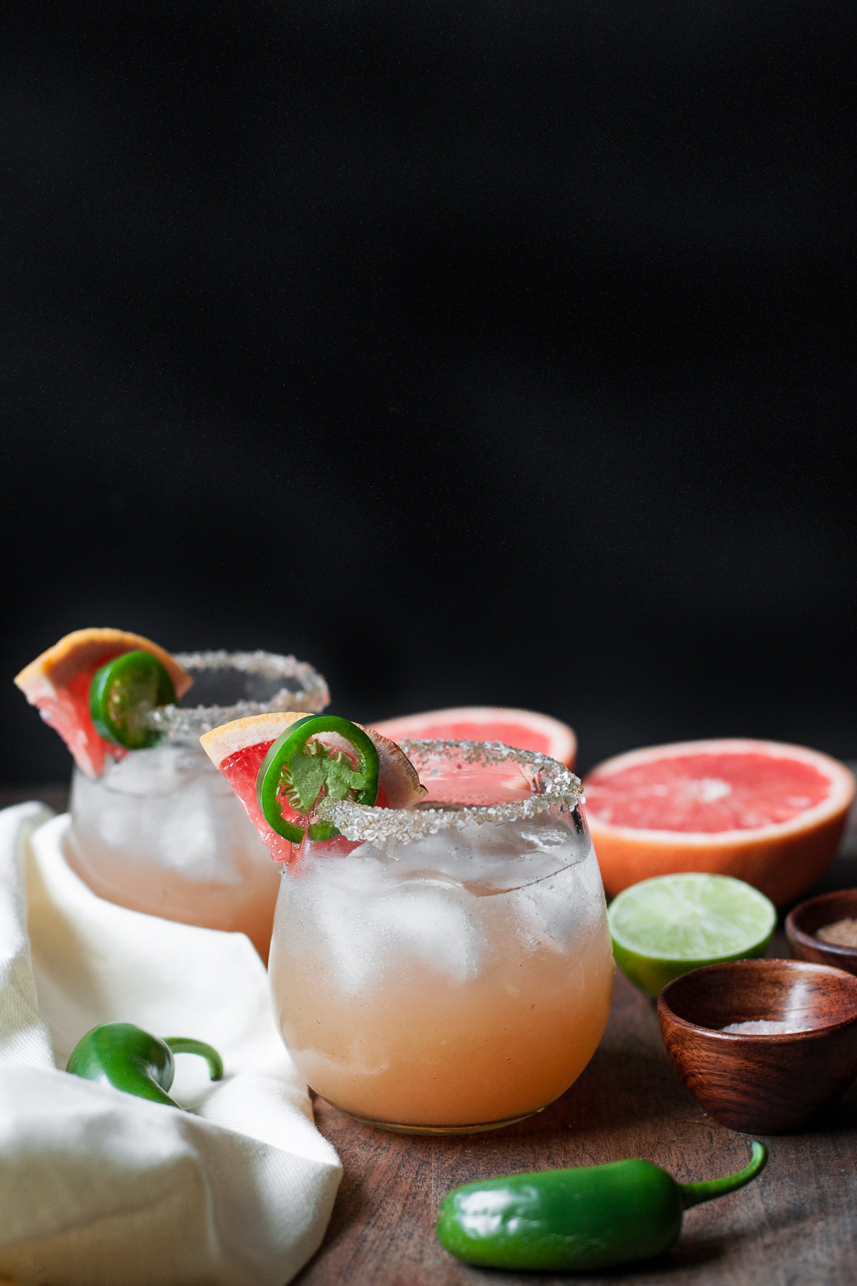 Pomelo Jalapeño Margaritas