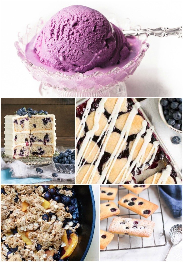 Recetas de arándanos frescos - Recetas de postres de arándanos