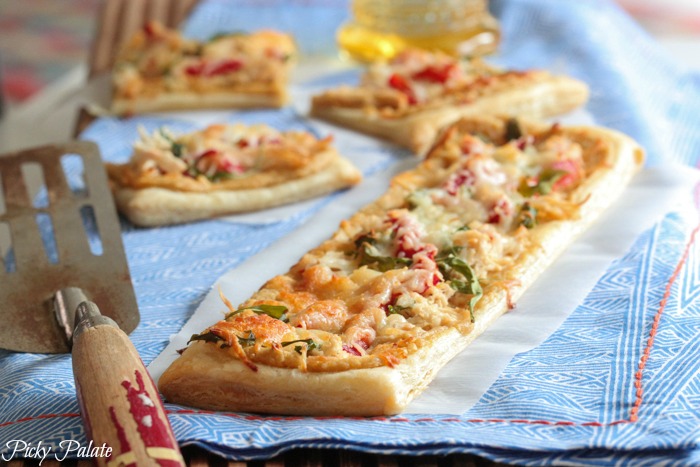 Tarta de pollo con queso y rúcula Hummus Tartas-15t