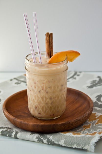 Batido de yogurt helado Peach Chai