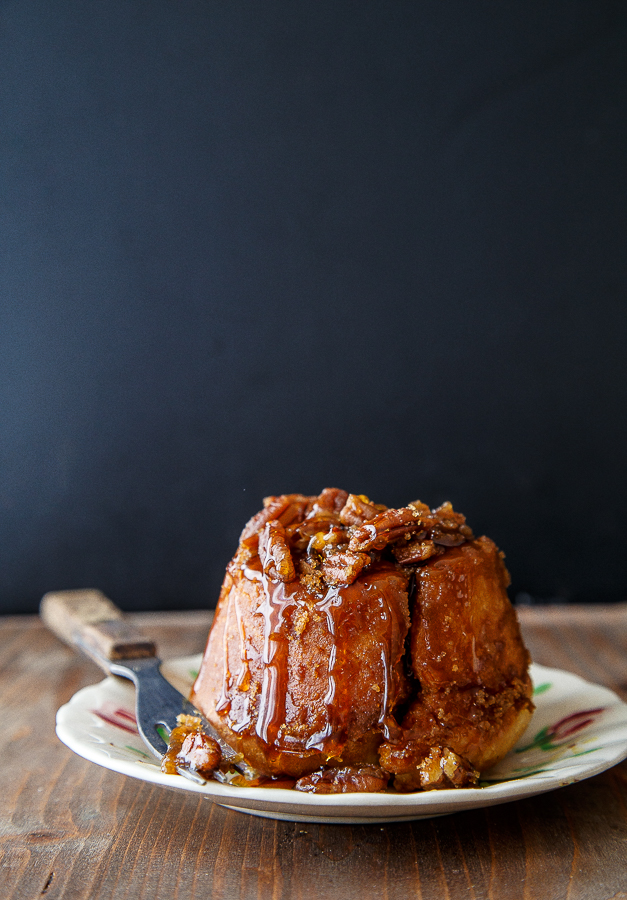 Pecan Sticky Bollos, lote pequeño @dessertfortwo 