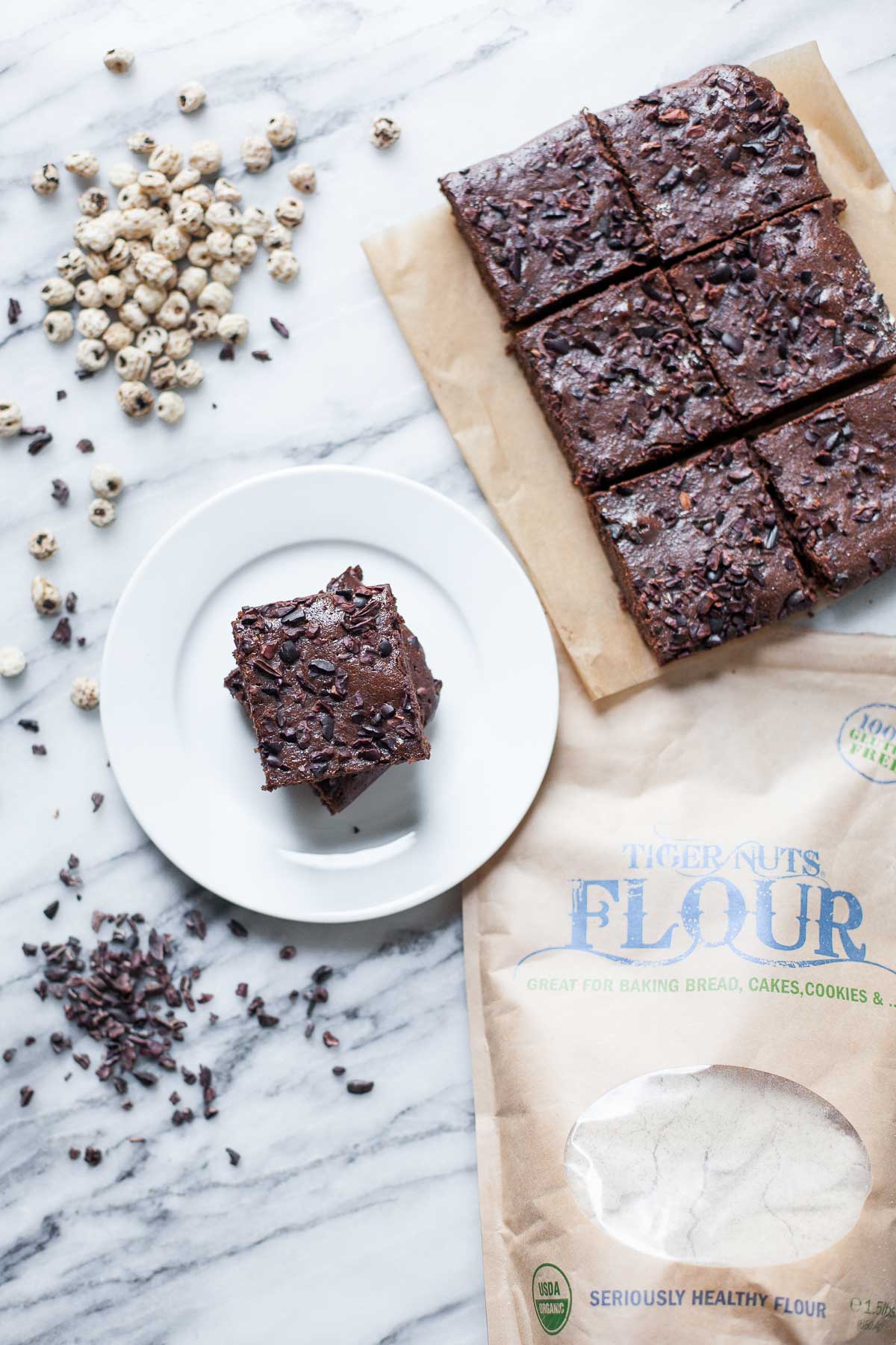Brownies De Nuez De Tigre (Paleo) | acalculatedwhisk.com