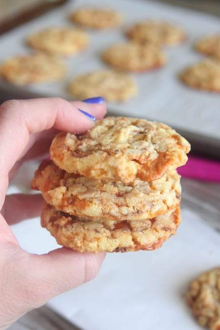 Galletas de pastel de Butterfinger