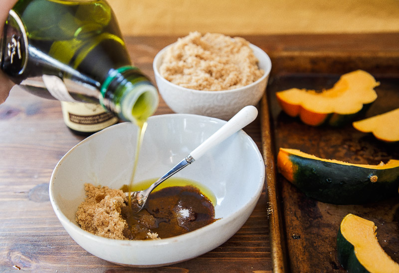 Calabaza asada al horno