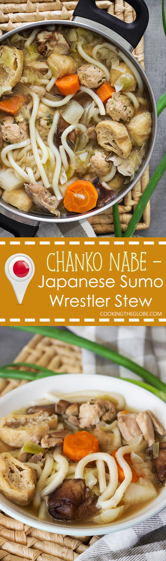 Chanko Nabe es un estofado de relleno que comen los luchadores de sumo en Japón. Cocinado en un caldo sabroso y lleno de proteínas y verduras, es súper saludable y reconfortante. | cocinartheglobe.com