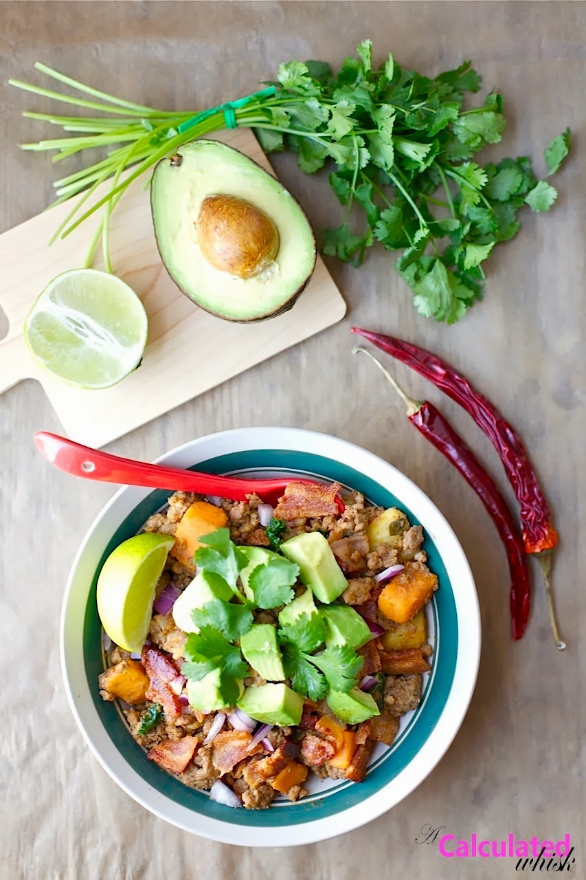 Chili con tocino y camote (Sin gluten, Paleo) | acalculatedwhisk.com