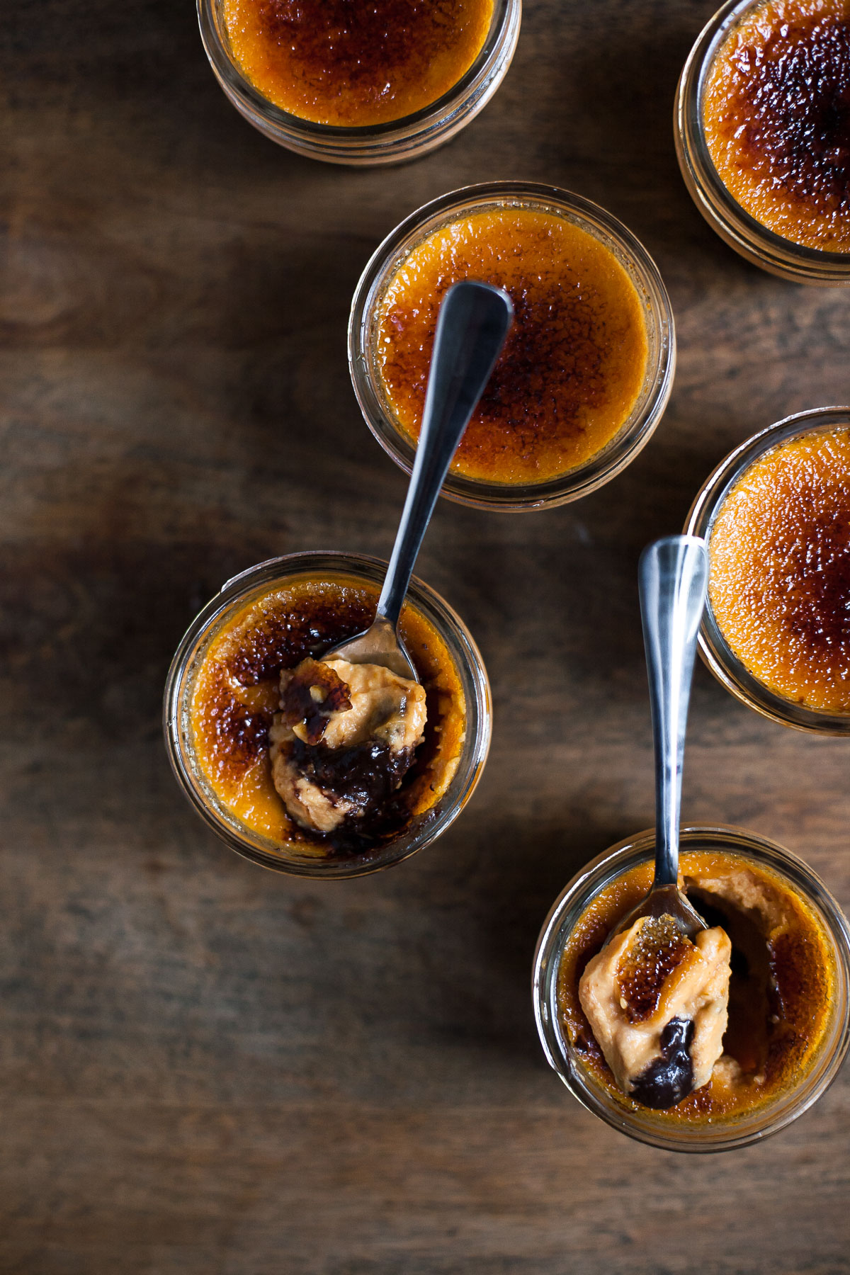 Chocolate Pumpkin Crème Brûlée (Sin grano)