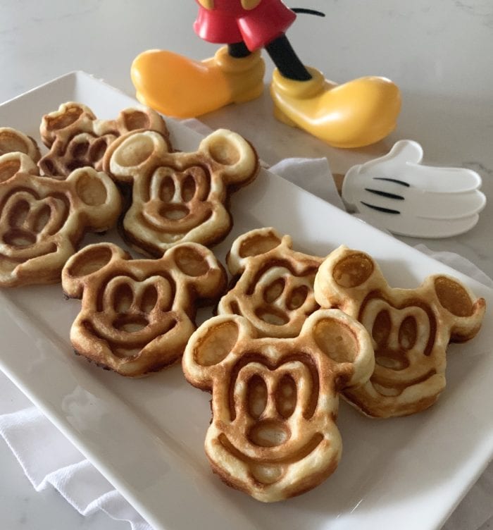 Máquina de hacer gofres de Mickey Mouse