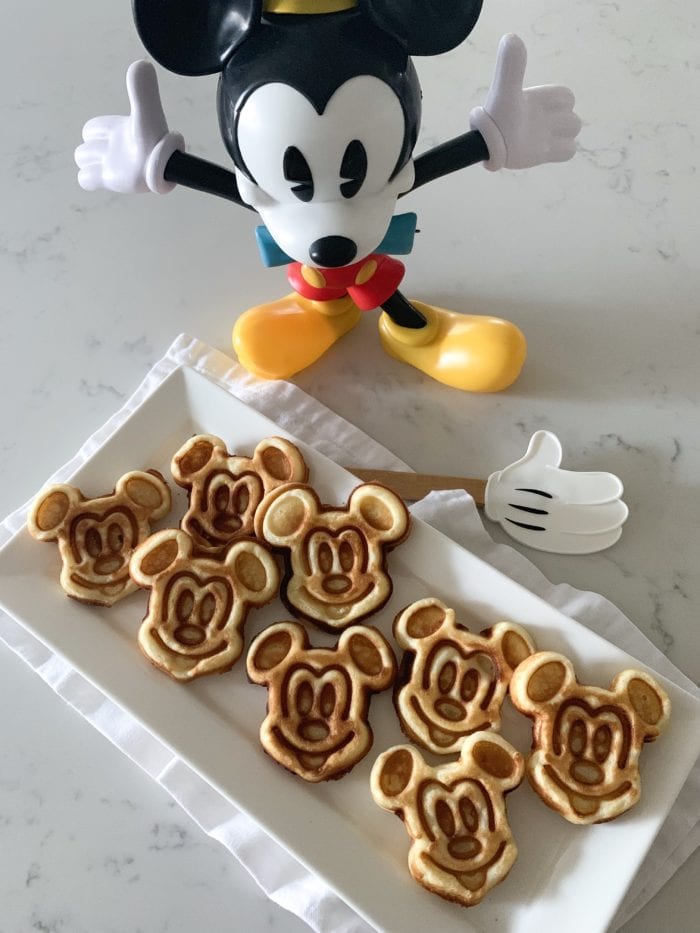 Máquina de hacer gofres de Mickey Mouse