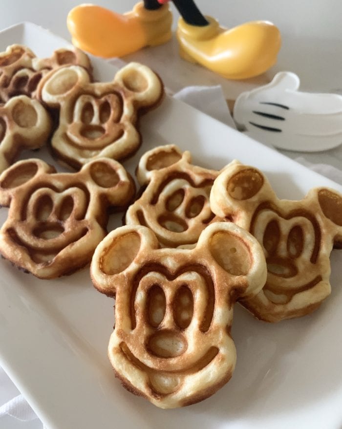 Máquina de hacer gofres de Mickey Mouse