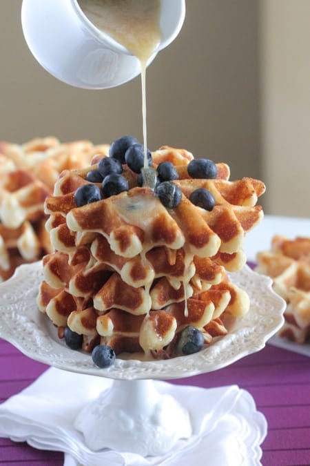 receta de gofres