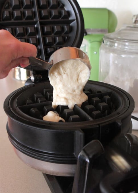receta de gofres
