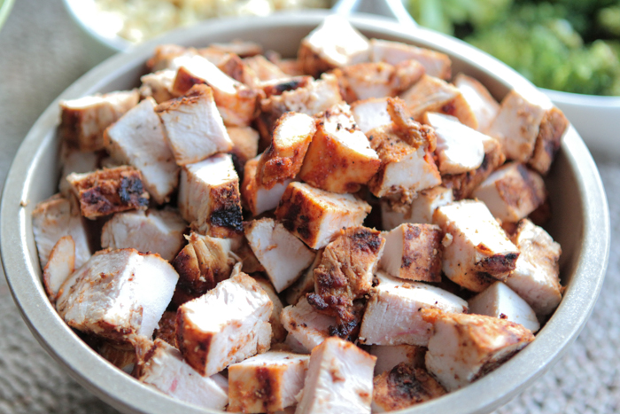 Pollo a la parrilla Veggie Bowls Meal Prep