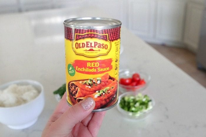 Cuencos Enchilada De Pollo En Capas 
