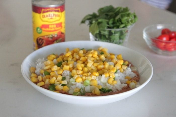 Cuencos Enchilada De Pollo En Capas 