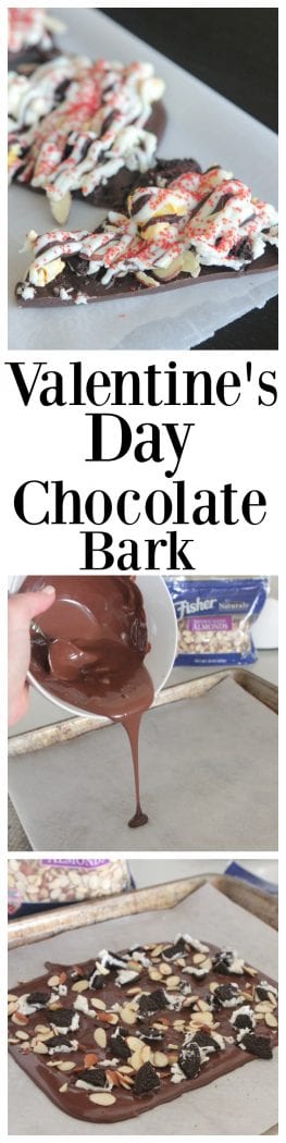 Corteza de chocolate del día de San Valentín