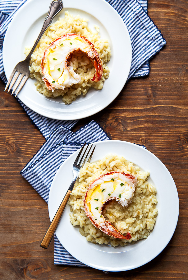 Lobster risotto for two- dinner for two @dessertfortwo