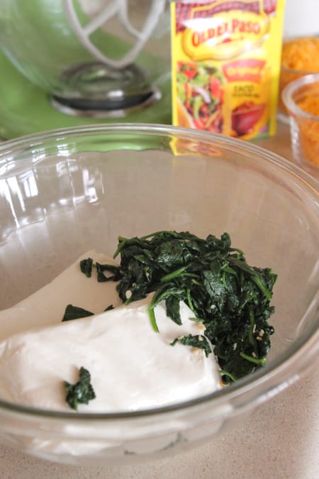 Dip de espinacas 