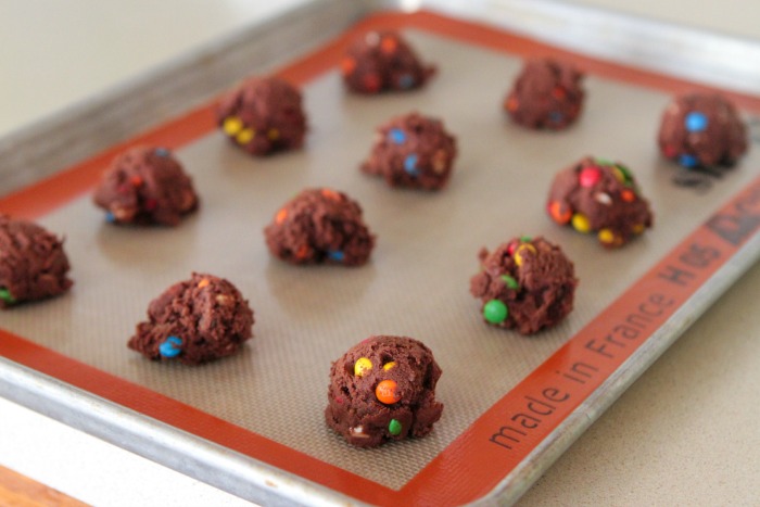 Doble Chocolate M y M Cookies-13