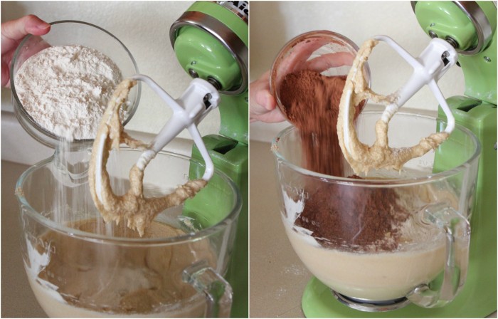 Doble Chocolate M y M Cookies Collage 3