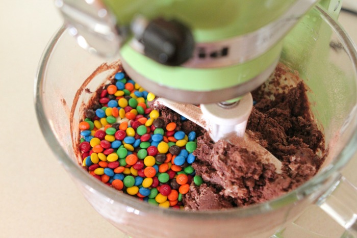 Doble Chocolate M y M Cookies-11
