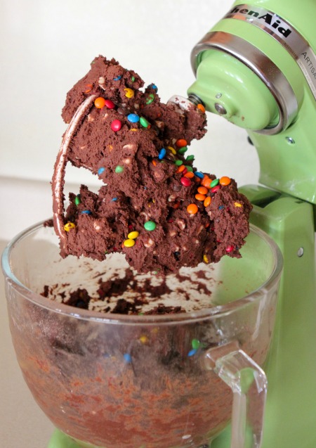 Doble Chocolate M y M Cookies-12
