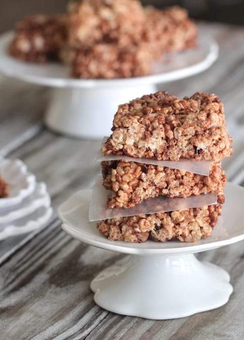 Toffee Chocolate Chip Krispie trata