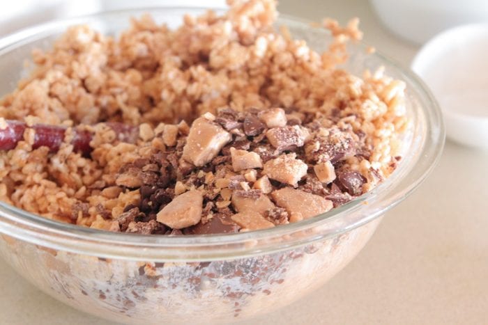 Tuff Chocolate Chip Krispie Treats