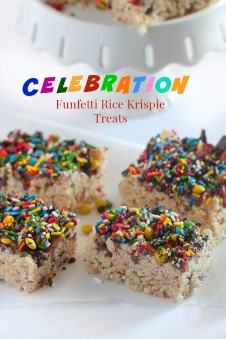 Celebración Funfetti Rice Krispie Treats 