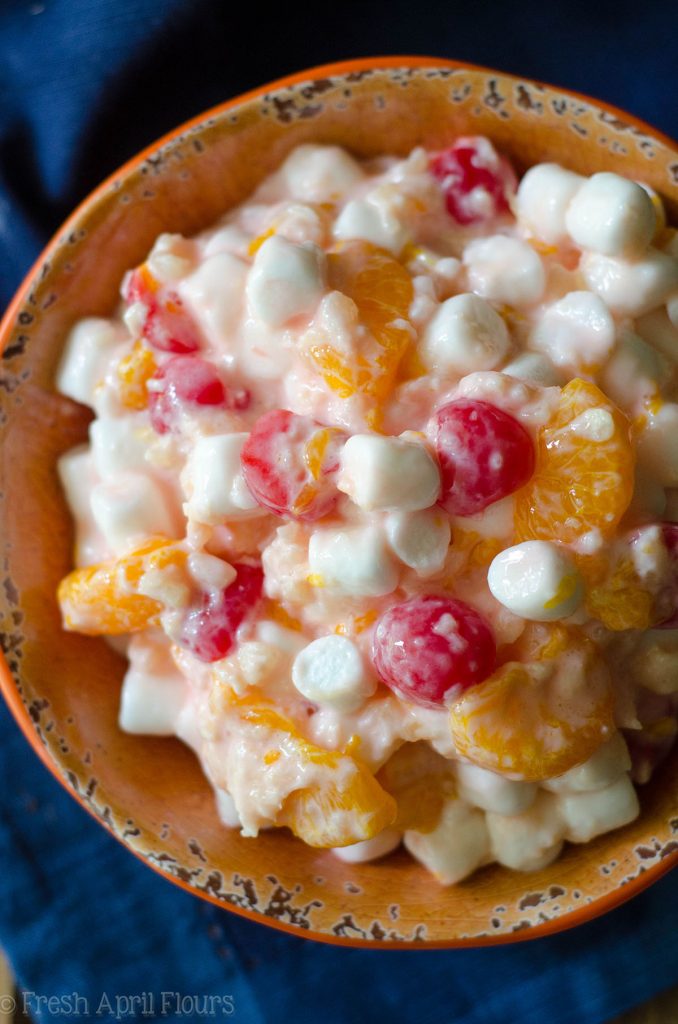 Ensalada de ambrosía más saludable: una receta más ligera para la clásica ensalada de fruta de ambrosía.