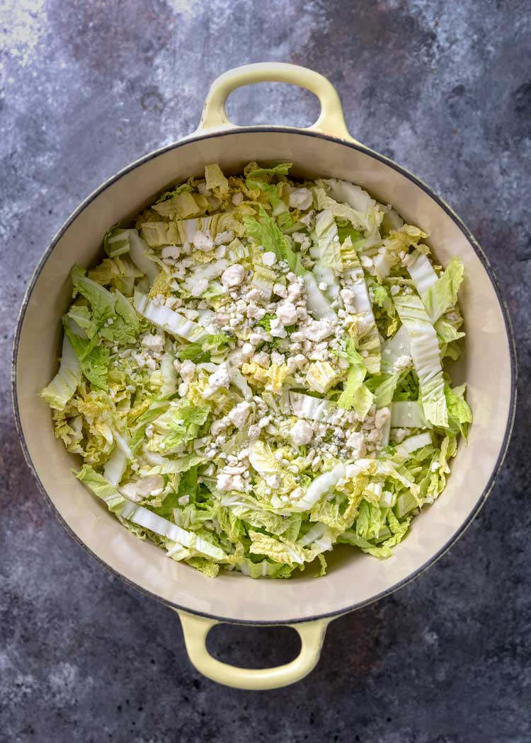 Ensalada de col marchita