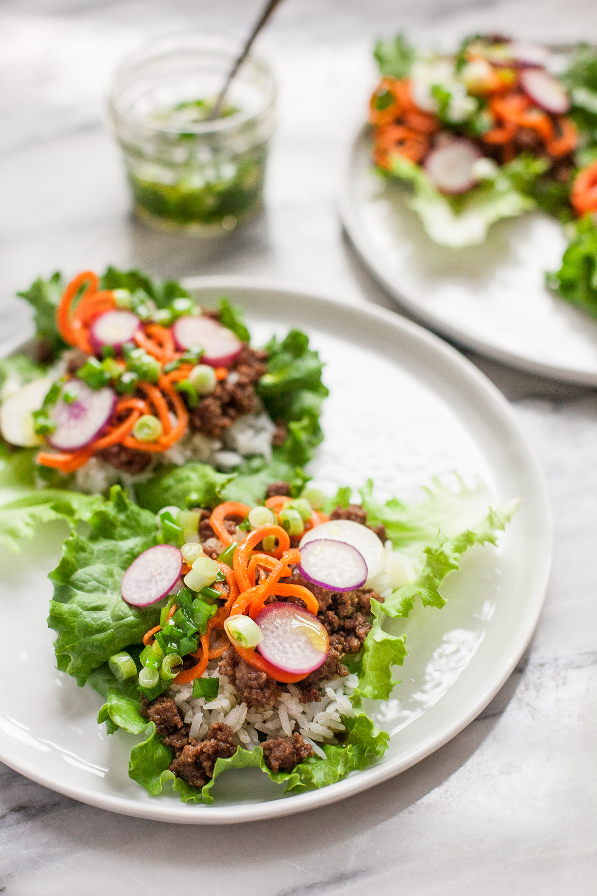 Wrap De Lechuga De Carne Vietnamita (Sin Gluten, Paleo Friendly)