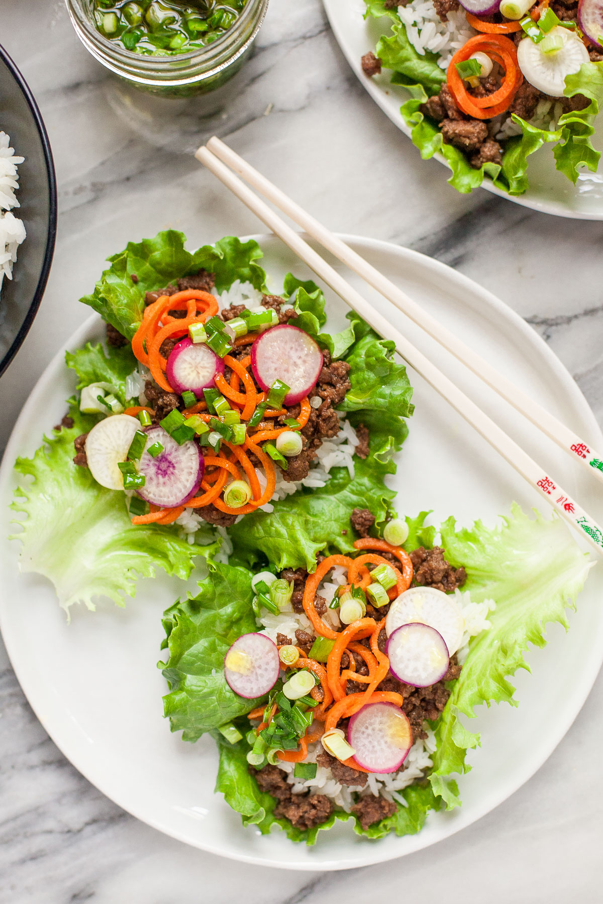 Wrap De Lechuga De Carne Vietnamita (Sin Gluten, Paleo Friendly)