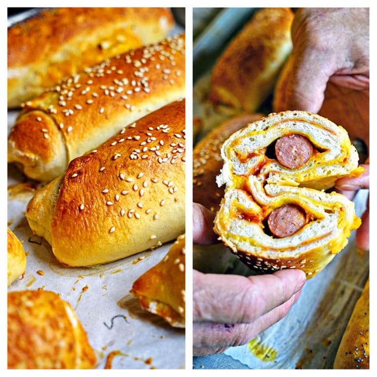 Sourdough Hot Dog Wraps - www.keviniscooking.com