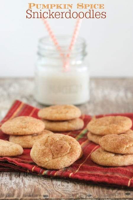 Pumpkin Spice Snickerdoodles 