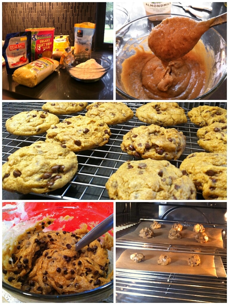 Galletas con chispas de chocolate sin alérgenos que no contienen gluten, soja, productos lácteos o nueces