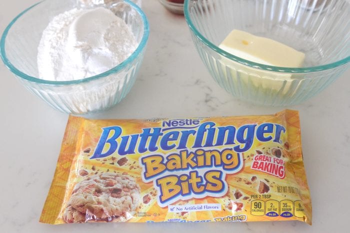 Galletas con chips Butterfinger de avena