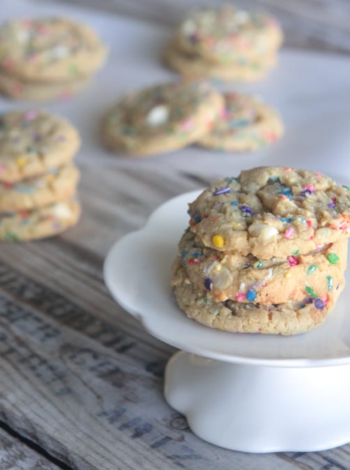 Galletas de chispas blancas Funfetti
