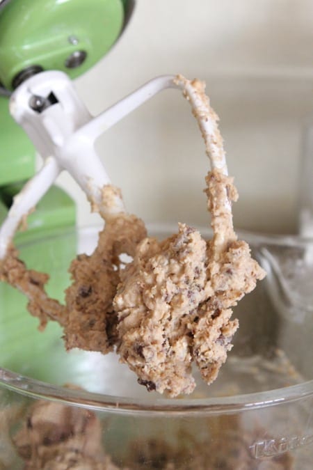 Galletas de chocolate de avena estilo panaderĂa