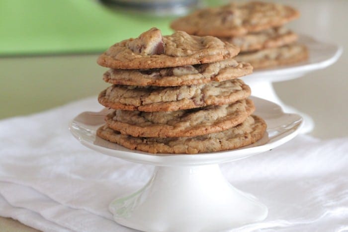 Galletas de chocolate de avena estilo panaderĂa