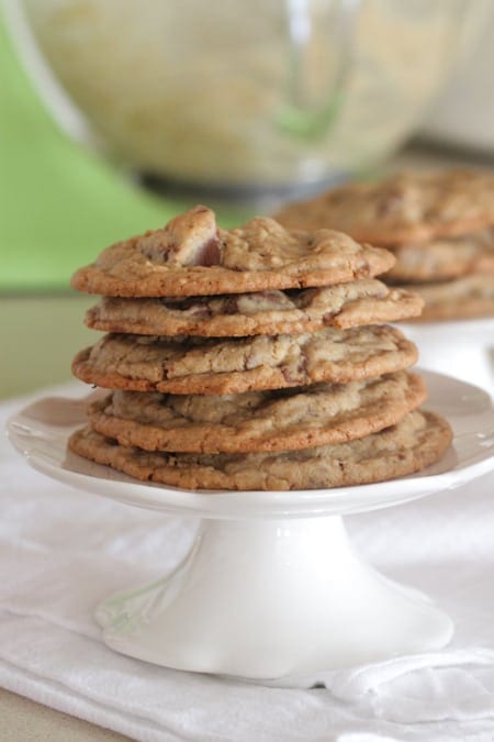 Galletas de chocolate de avena estilo panaderĂa