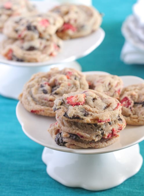 Galletas de chocolates de fresa