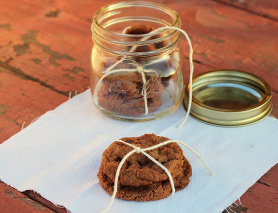  Galletas de chocolate con jengibre 