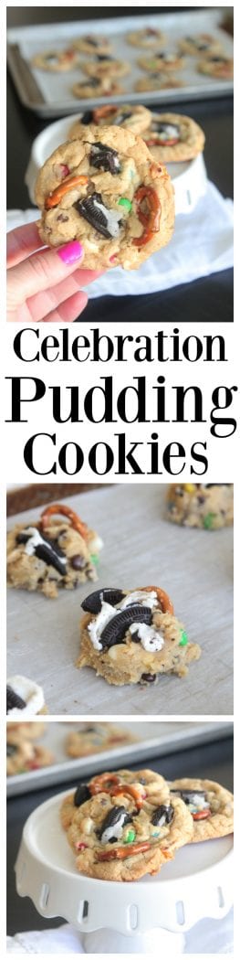 Cookies de pudín de celebración