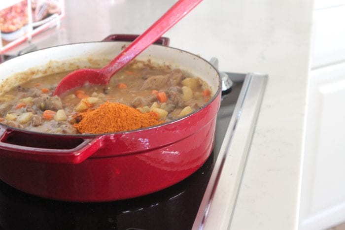 Guiso de ternera