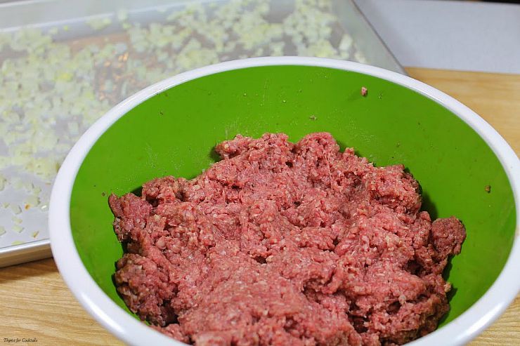 Mezcla de carne - Horno al horno Copycat White Castle Burgers