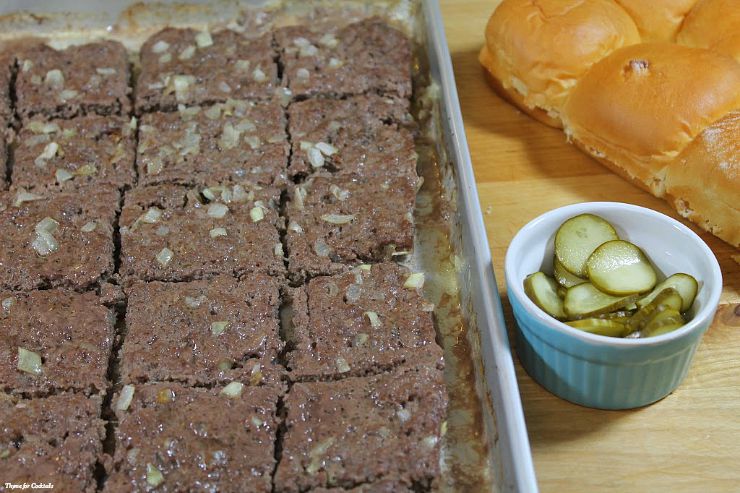 Hamburguesas Cocidas En Bandeja - Horno Al Horno Copycat White Castle Burgers