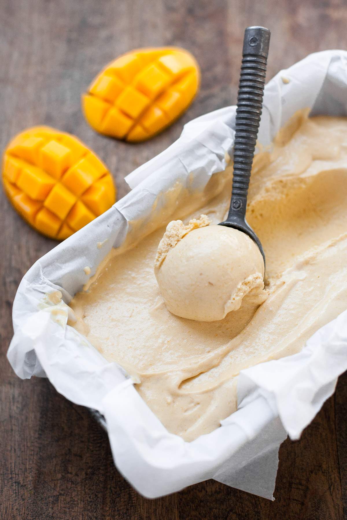 Helado de Cuajada de Mango