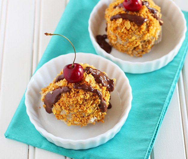 Helado frito 