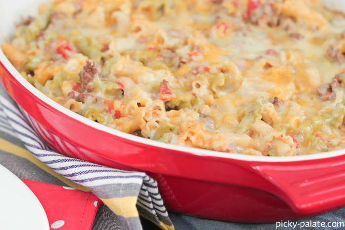 Queso Taco Pasta Hornear por